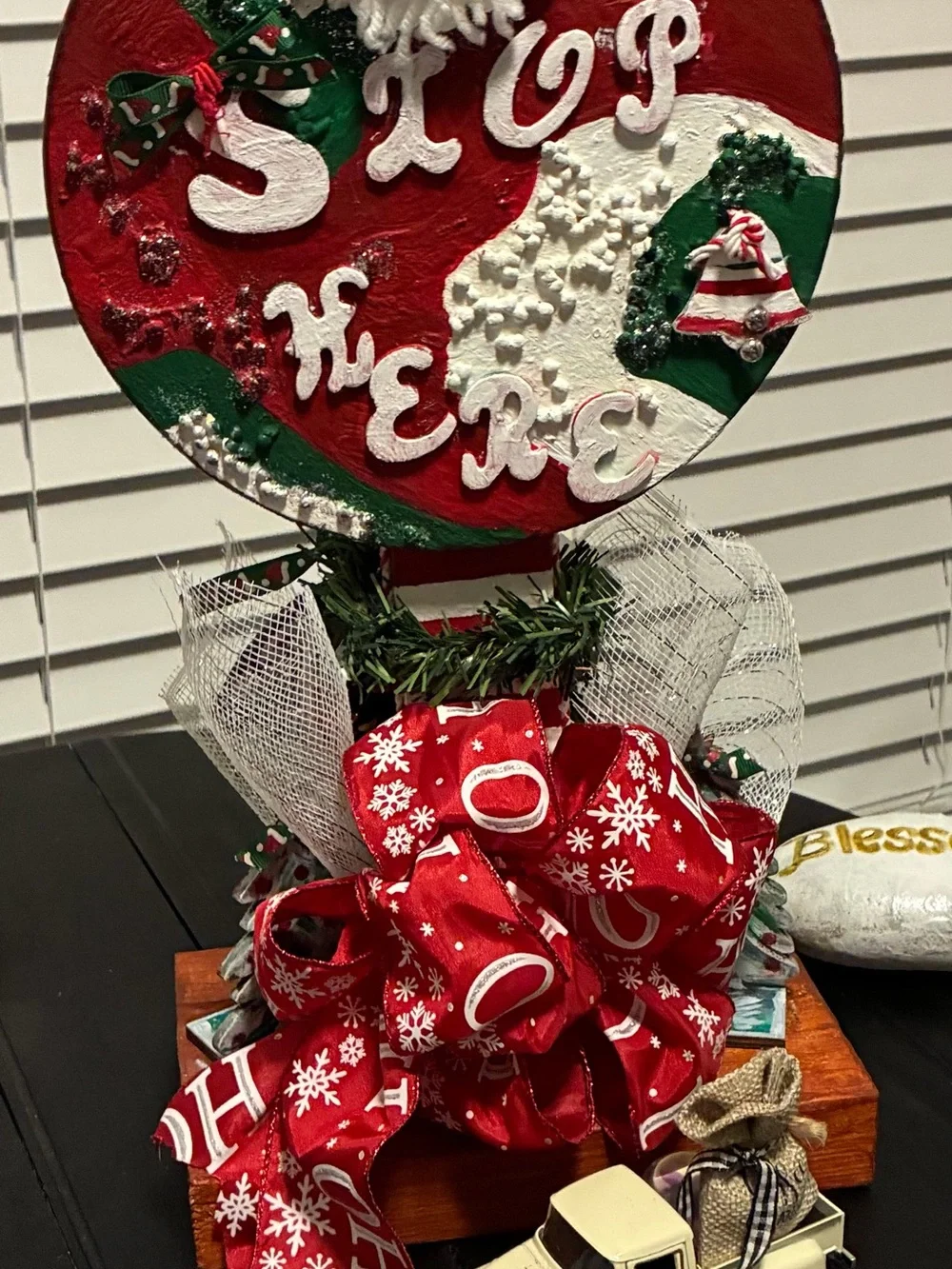 Santa STOP HERE! HO! HO! HO!